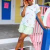 Light Blue Scattered Shrimp Tee