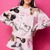Light Pink Dance Shoes Sweatshirt