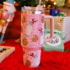 Light Pink Milk & Cookies Rhinestone Tumbler