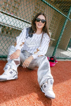 Navy Batter Up Queen Sweatshirt
