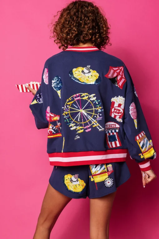 Navy Fair Fun Shorts