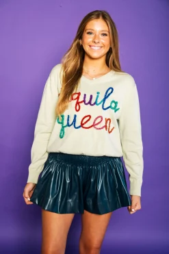 Navy Leather Swing Shorts