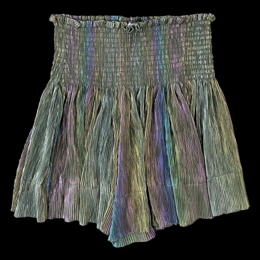 Olive Pleat Swing Short