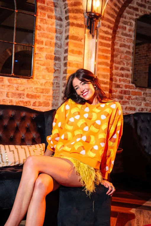 Orange Candy Corn Sweatshirt
