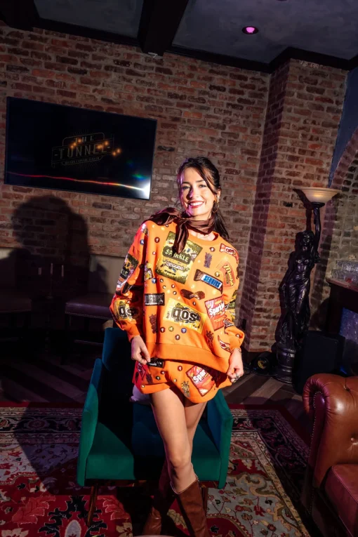 Orange Queen of Candy Sweatshirt