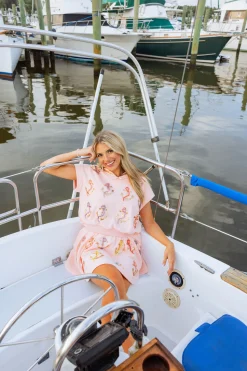 Peach Pearl Anchor Skort