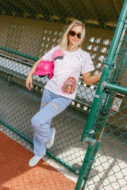 Pink Batter Up Tee