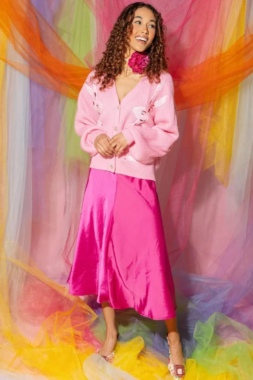 Pink Bunny Cardigan