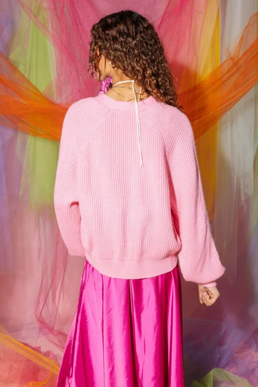 Pink Bunny Cardigan