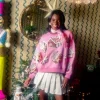 Pink Gingerbread House Sweatshirt