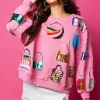 Pink Queen of Purses Sweatshirt