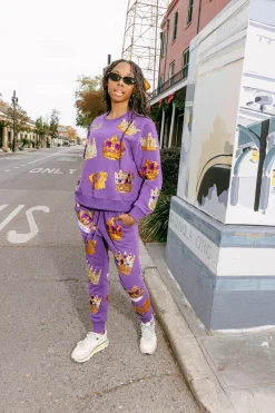 Purple Crown Jogger