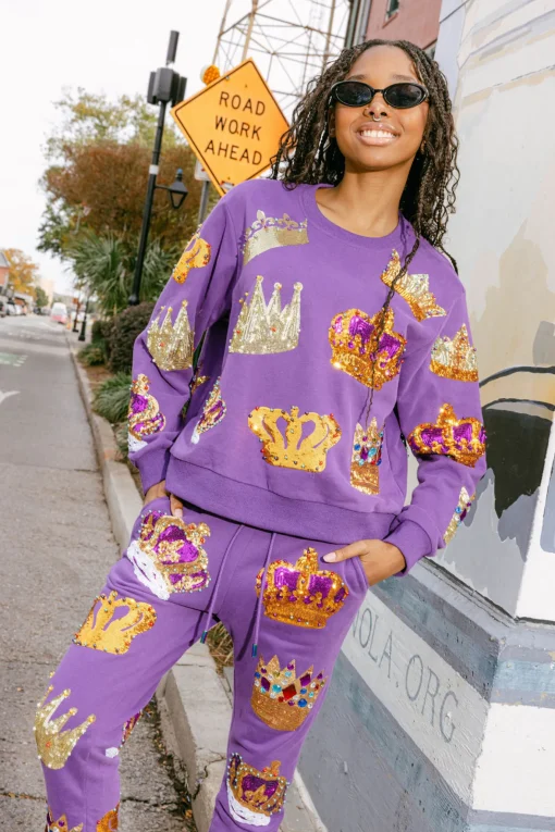 Purple Crown Jogger