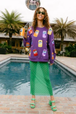 Purple Scattered Multi Fanta™ Can Sweatshirt