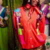Red & Neon Nutcracker Cardigan