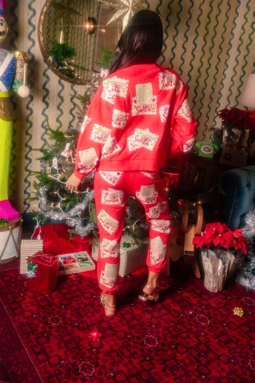 Red Letters to Santa Sweatshirt