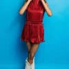 Red Python Skort