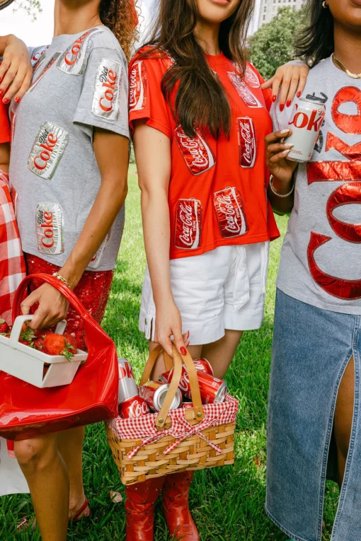 Red Scattered Coca-Cola® Can Tee