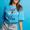 Red, Wine, & Blue Pearl Sweater