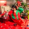 Red/Green Christmas Tree Cardigan