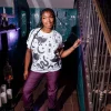 White & Purple Halloween Icon Tee