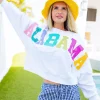 White Alabama Sweatshirt