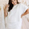 White Bride All Over Top
