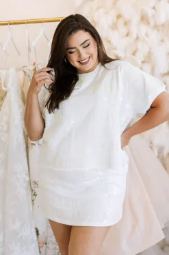 White Bride All Over Top