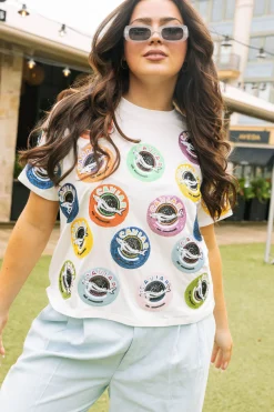 White Caviar Tins Tee