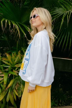 White Multi Coca-Cola® Bottle Sweatshirt