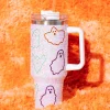 White Multi Ghost Tumbler