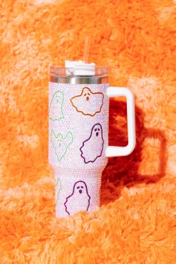 White Multi Ghost Tumbler