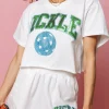 White Pickle Ball Short