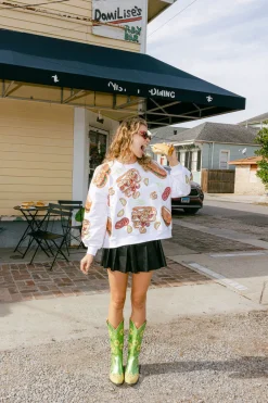 White Po' Boy Sweatshirt