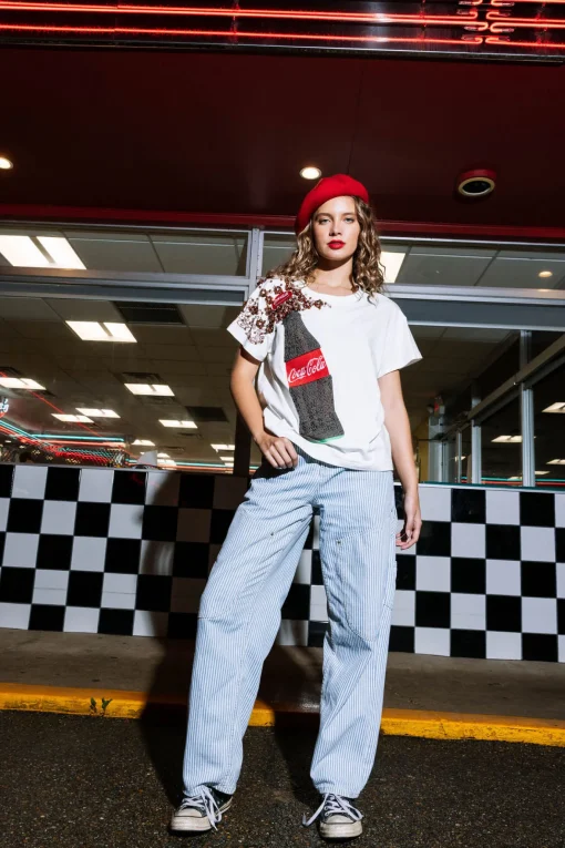 White Popping Coca-Cola® Bottle Tee