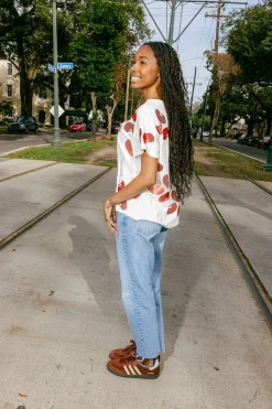 White Red Beans & Rice Tee