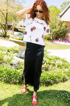 White Rose & Bit Tee