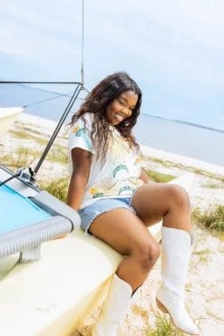 White Statue of Liberty Icon Tee