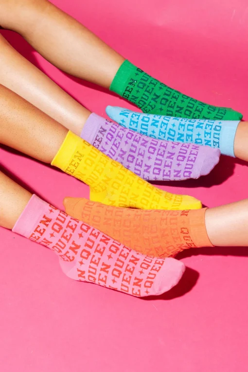 Yellow Queen Socks